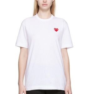 Comme Des garçons white t shirt